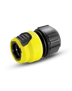 Universal hose coupling Plus with Aqua Stop