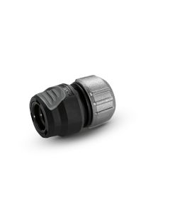Premium universal hose coupling with Aqua Stop